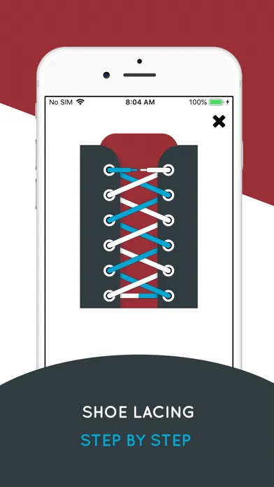 Tangkapan layar Lace Up: Learn to Tie Shoes