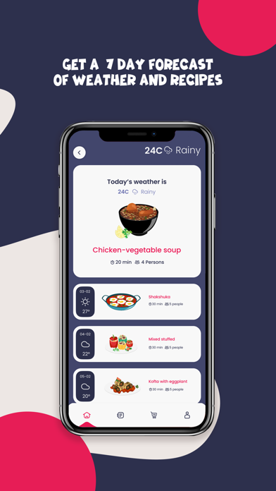 ภาพหน้าจอของ SEJ: Grandma Recipes & Weather