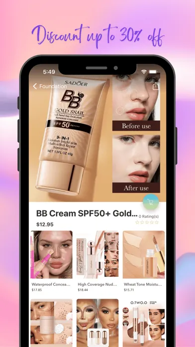 Cheap Beauty Shopping Shop Screenshots
