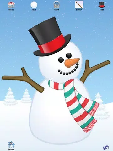 صور Snow Doodle iPad 
