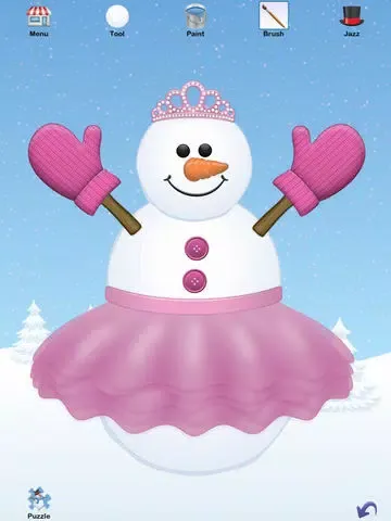 صور Snow Doodle iPad 
