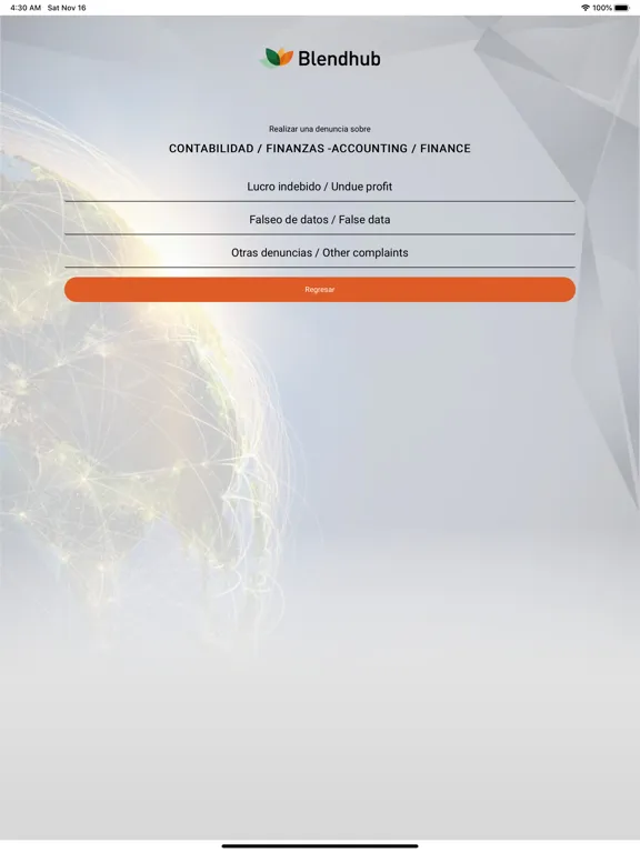 Capturas de pantalla de Blendhub Ethics Line iPad 