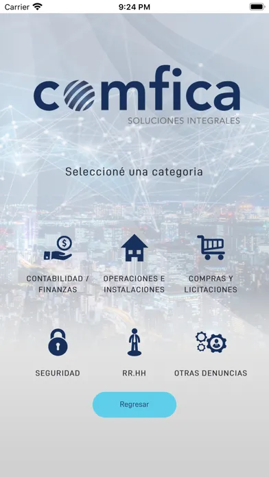 Capturas de pantalla de COMFICA Línea Ética