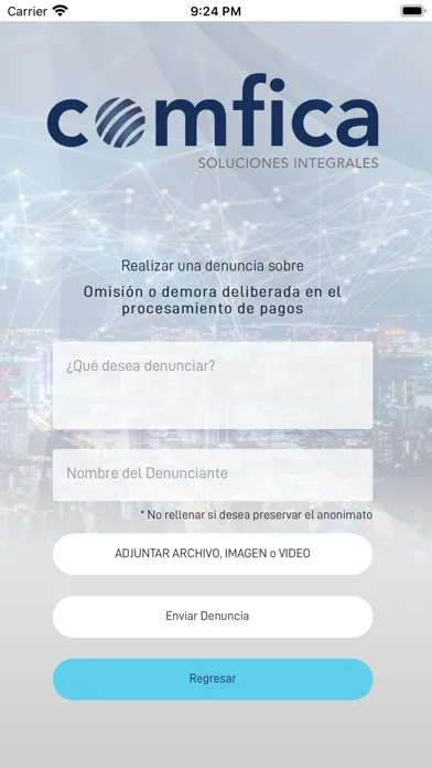 Capturas de pantalla de COMFICA Línea Ética