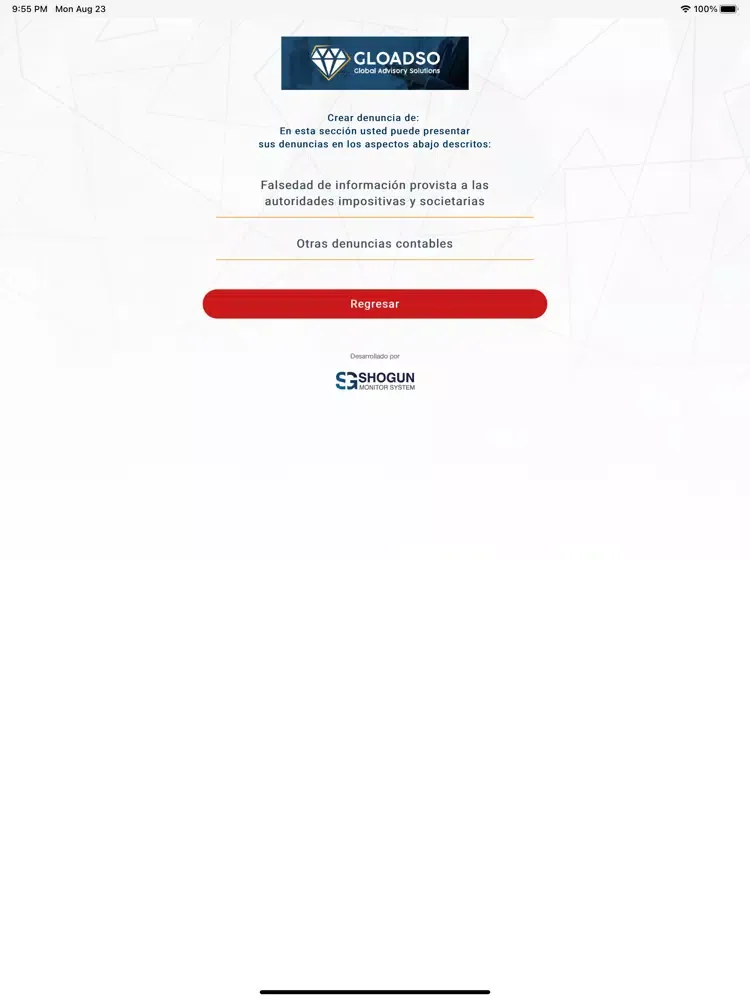 GLOADSO Línea ética / iPad  স্ক্রিনশট
