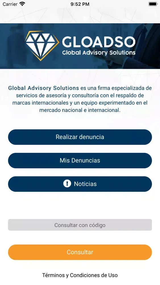 GLOADSO Línea ética / স্ক্রিনশট