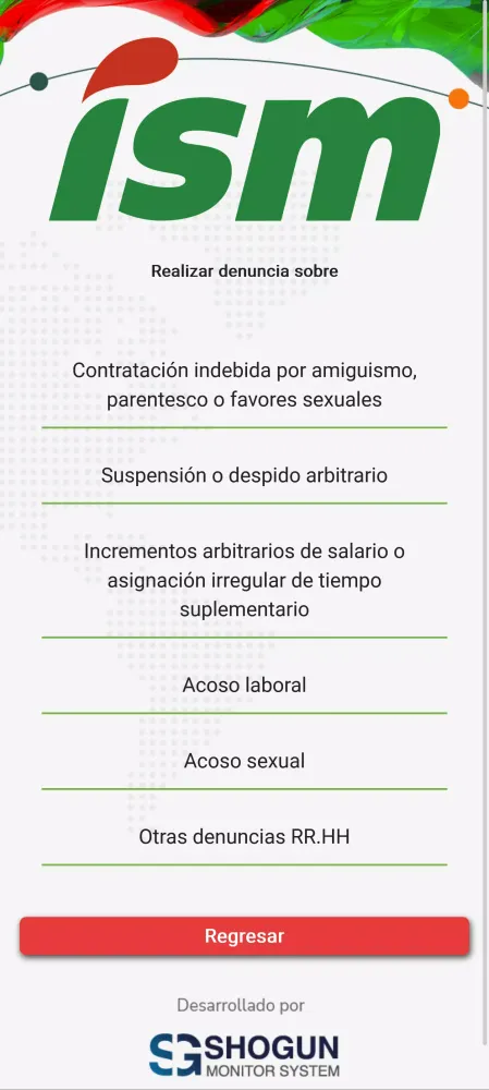 Capturas de tela do Grupo ISM Ética