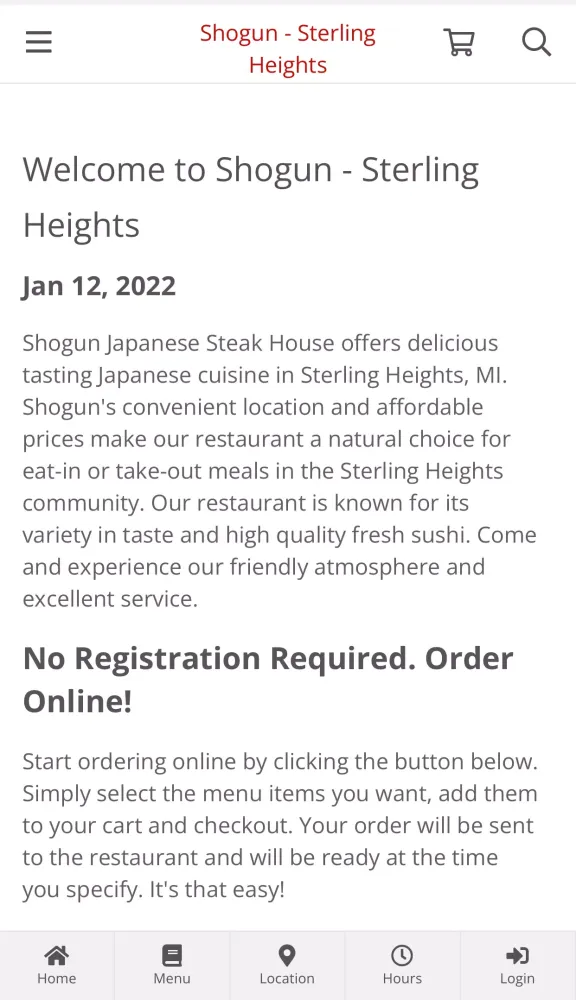 Zrzuty ekranu Shogun - Sterling Heights