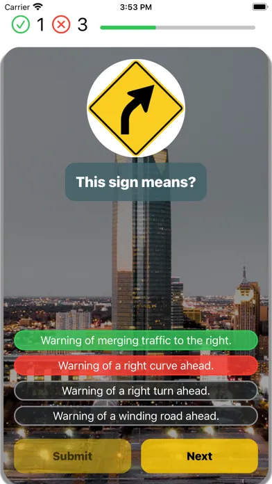 Oklahoma DMV Test 2024 Screenshots