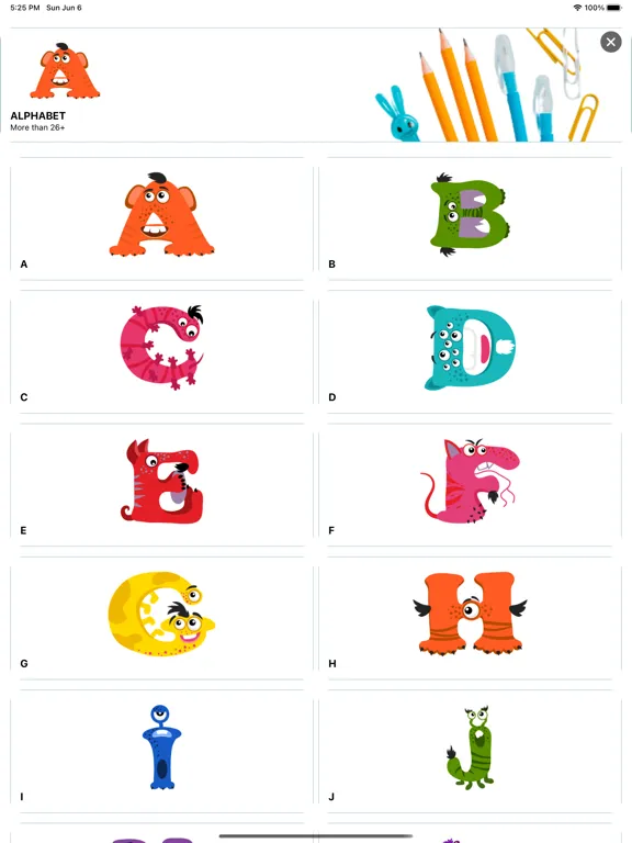 Lingo abc kids learn to read iPad  স্ক্রিনশট