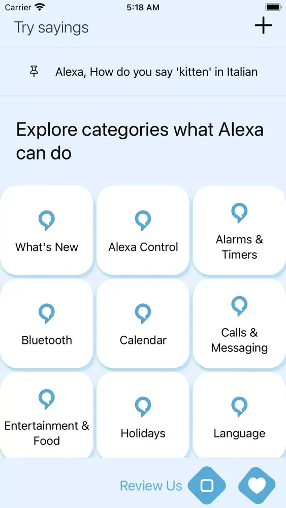 Ask questions your alexa voice Screenshots