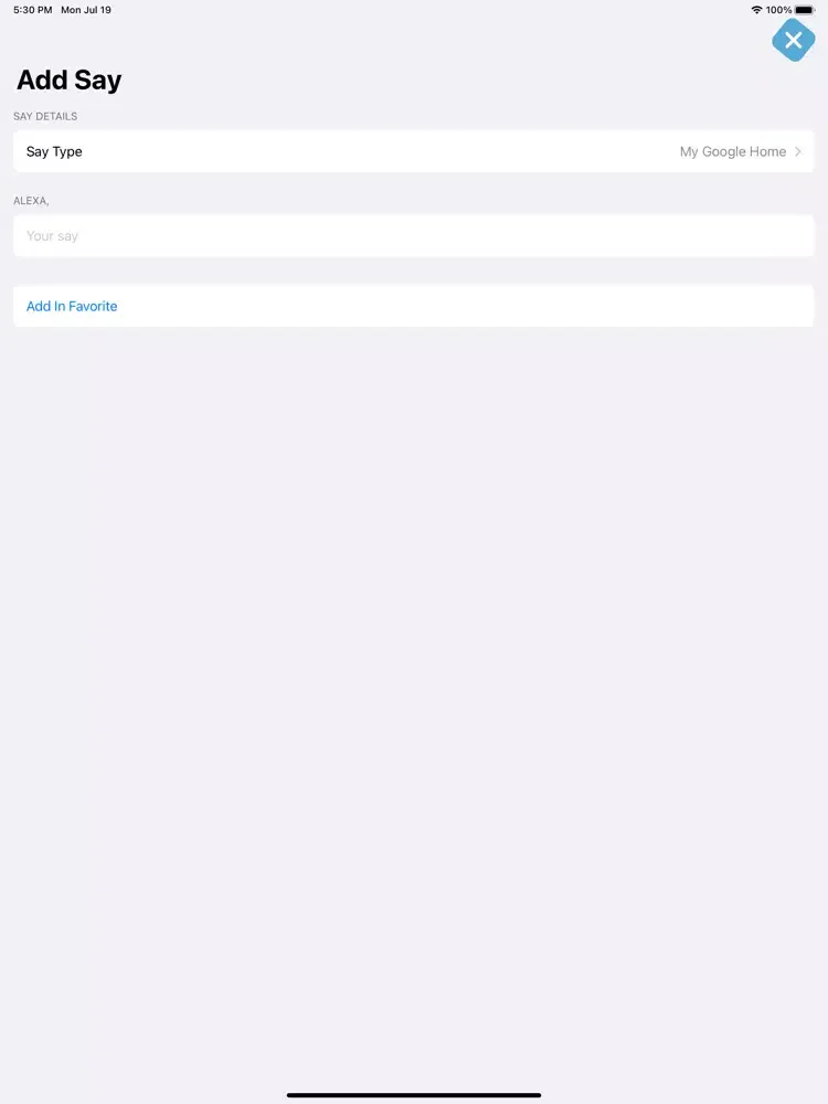 ภาพหน้าจอของ OK google home voice commands iPad 