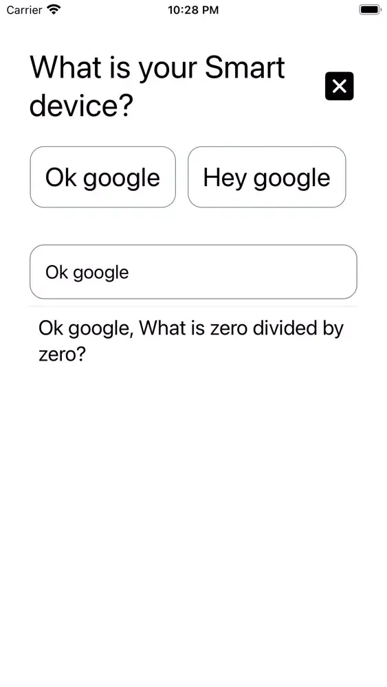 ภาพหน้าจอของ OK google home voice commands