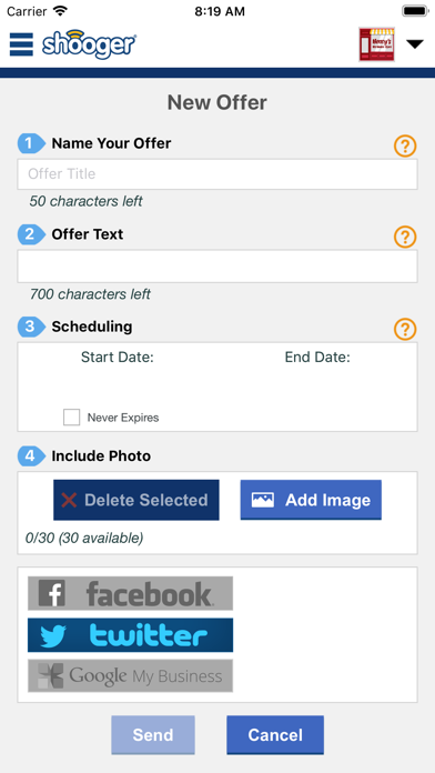 Shooger for Merchants Screenshots