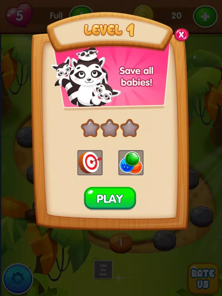 Ảnh chụp màn hình của Bubble Shooter Deluxe Blaster iPad 