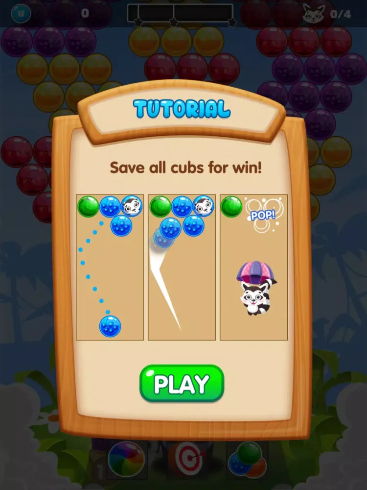 Ảnh chụp màn hình của Bubble Shooter Deluxe Blaster iPad 