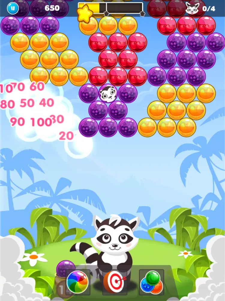 Ảnh chụp màn hình của Bubble Shooter Deluxe Blaster iPad 