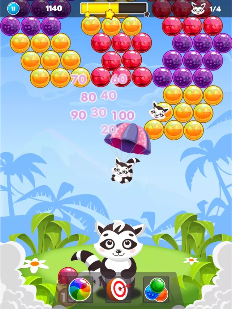 Ảnh chụp màn hình của Bubble Shooter Deluxe Blaster iPad 