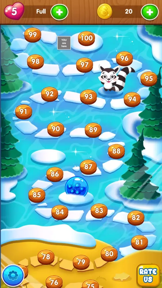 Ảnh chụp màn hình của Bubble Shooter Deluxe Blaster