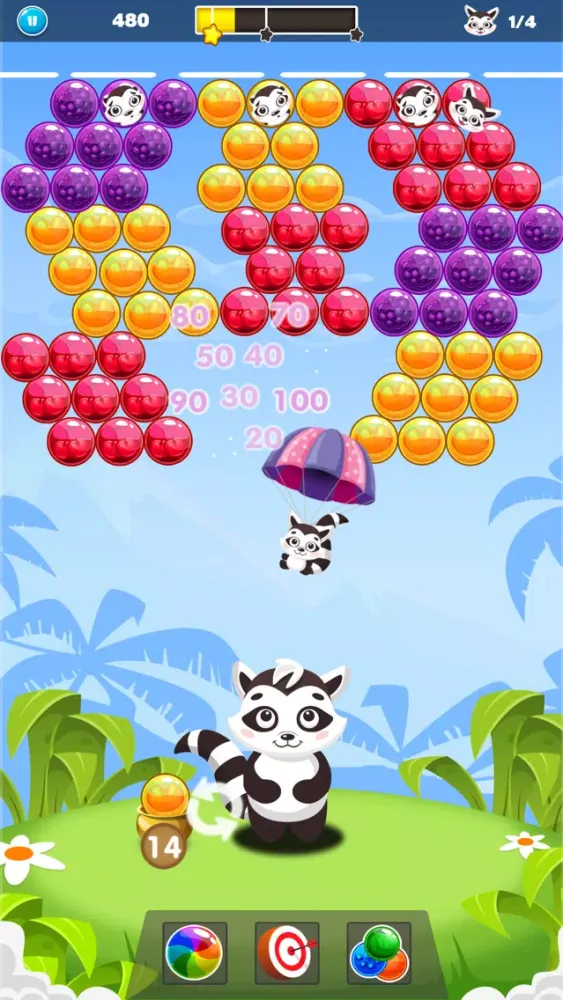 Ảnh chụp màn hình của Bubble Shooter Deluxe Blaster