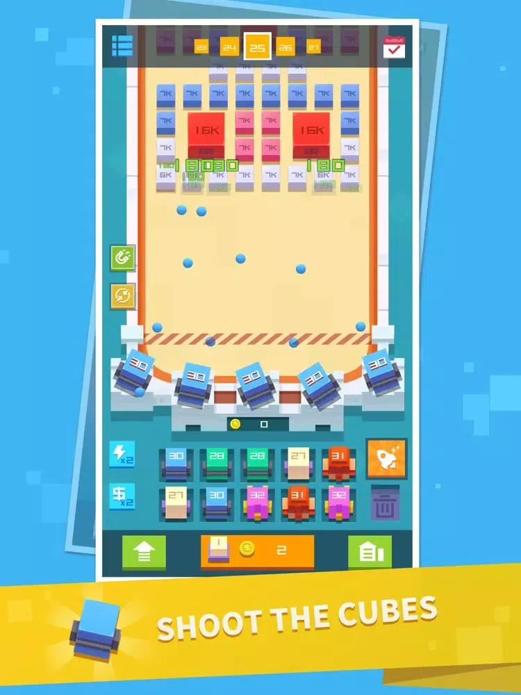 Capturas de pantalla de Shoot The Cubes iPad 
