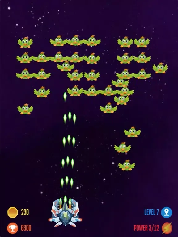 Capturas de pantalla de chicken shooter attack space iPad 