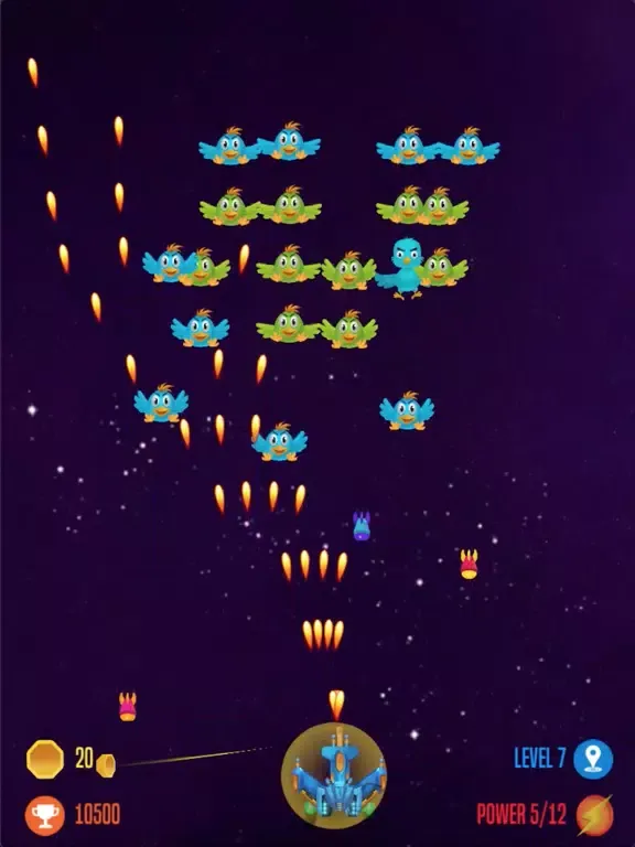 Capturas de pantalla de chicken shooter attack space iPad 