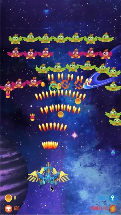 Capturas de pantalla de chicken shooter attack space