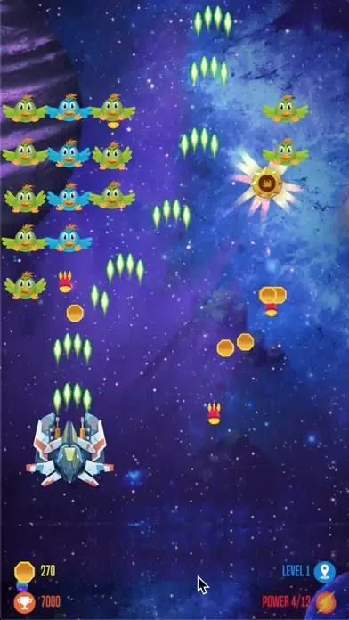 Capturas de pantalla de chicken shooter attack space