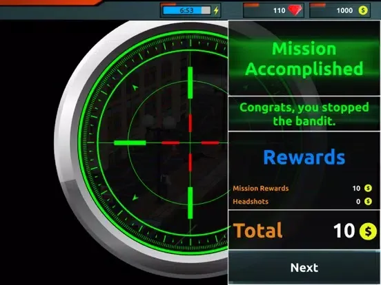 Tangkapan layar 3D Sniper City Hunt Shooter iPad 