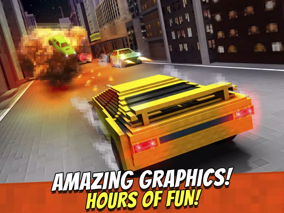 Shooting Cars . Mine Free Guns Road Car Racing Combat Racer Game 3D iPad 應用截圖