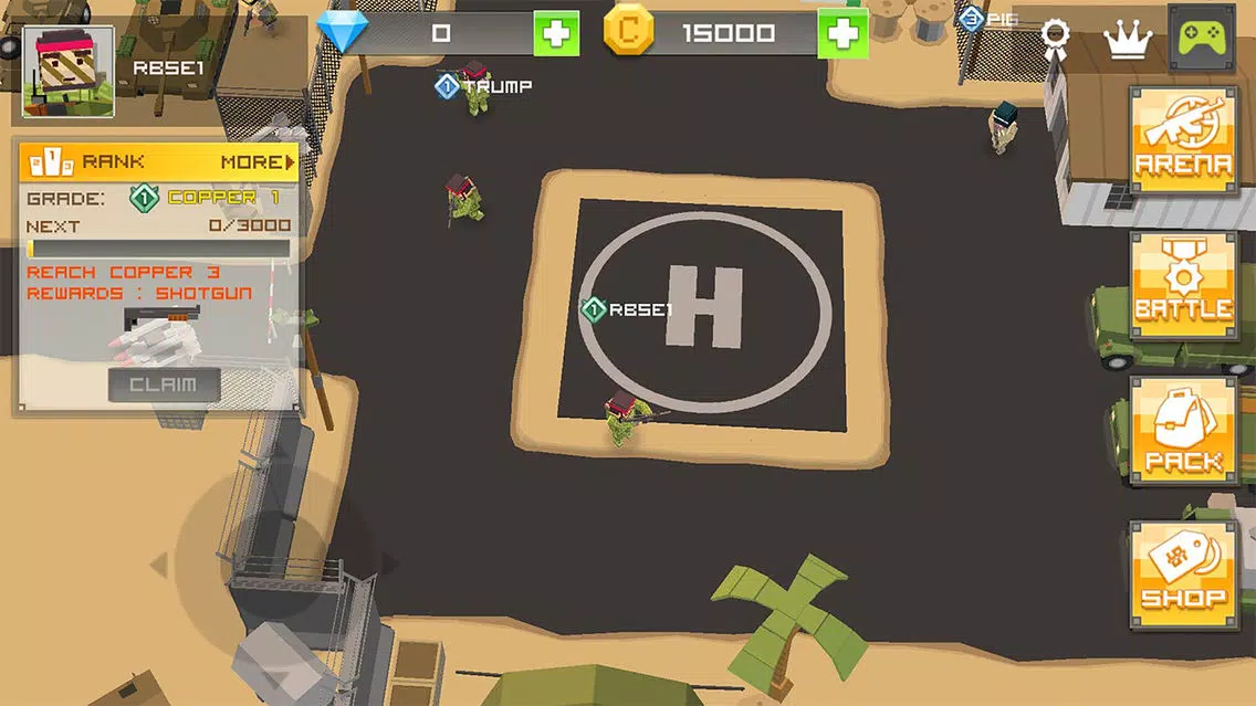 Скриншоты Pixel Platoon