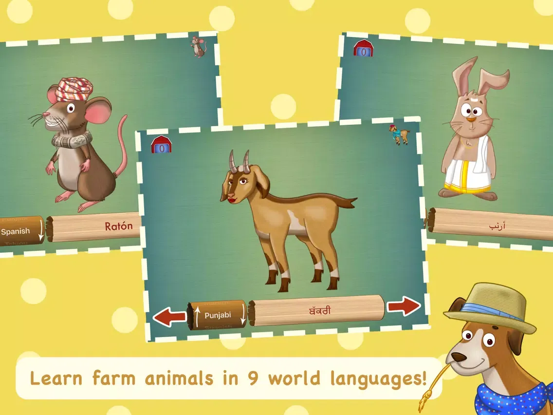 Shoonya Farm Animals:Languages iPad 应用截图