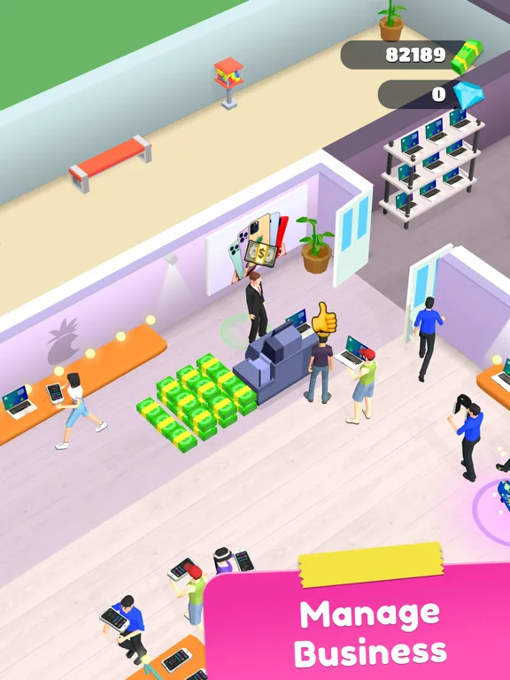 My Shopping Rush: Manage Mall iPad  Ekran Görüntüleri