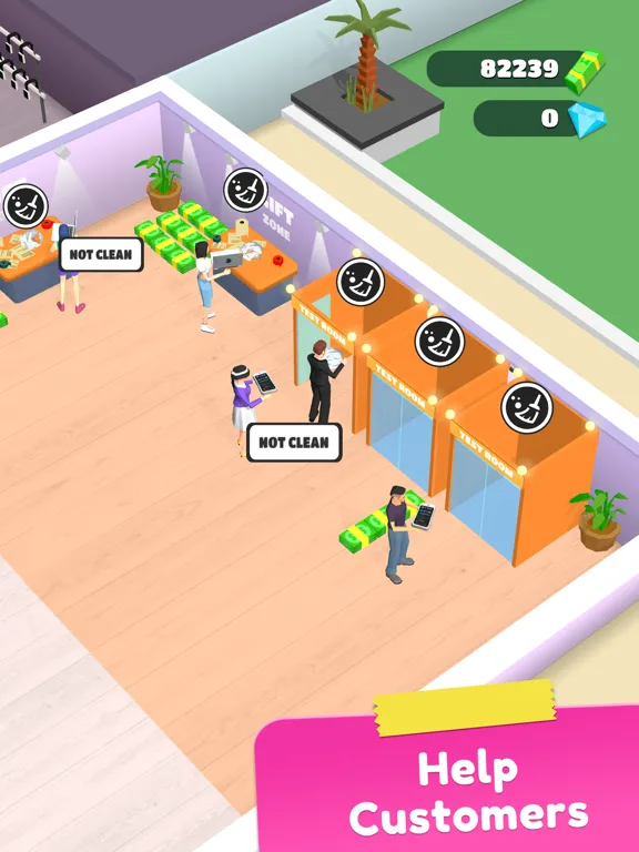 My Shopping Rush: Manage Mall iPad  Ekran Görüntüleri