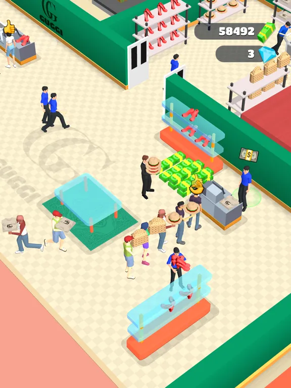 My Shopping Rush: Manage Mall iPad  Ekran Görüntüleri