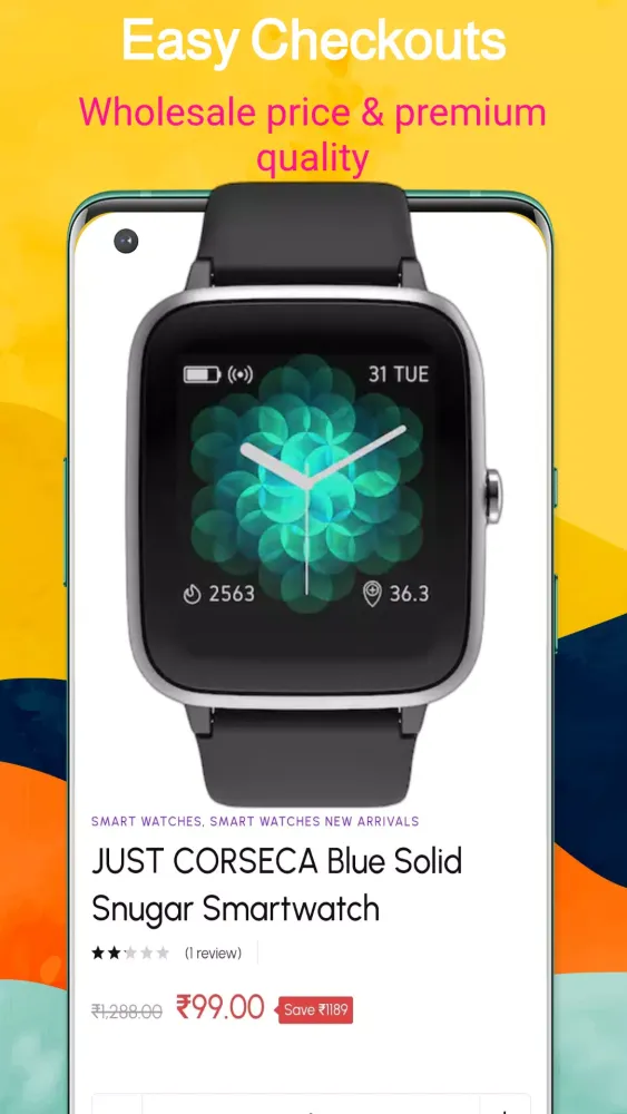 Screenshot di Smart Watches Online Shopping