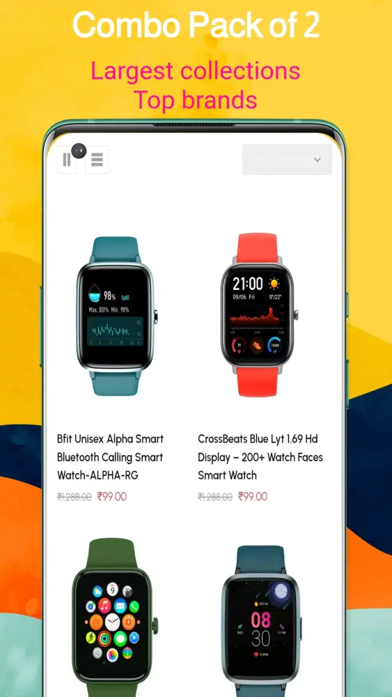 Screenshot di Smart Watches Online Shopping