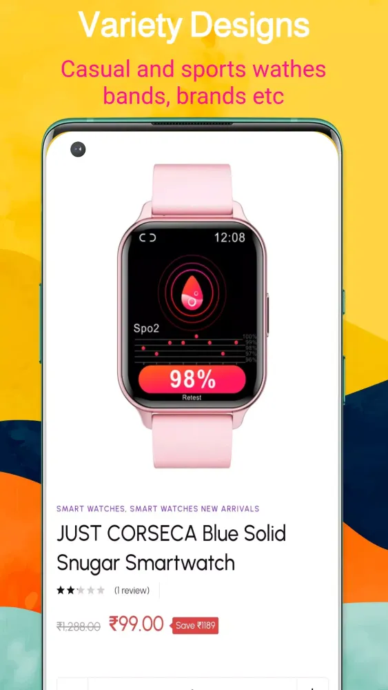 Screenshot di Smart Watches Online Shopping