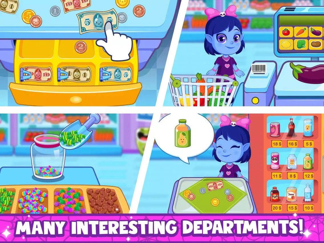 Little Vampire: Supermarket iPad 应用截图