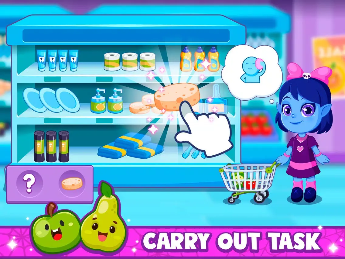 Little Vampire: Supermarket iPad 应用截图