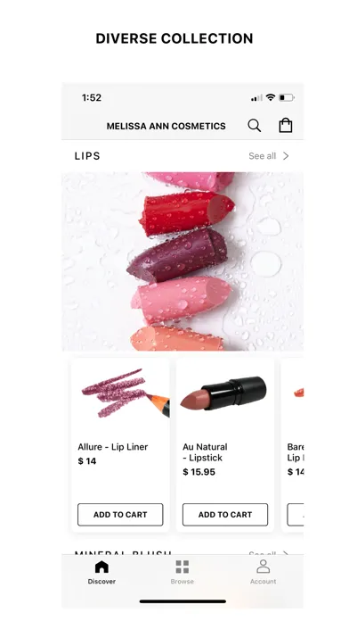 Screenshot di Melissa Ann Cosmetics