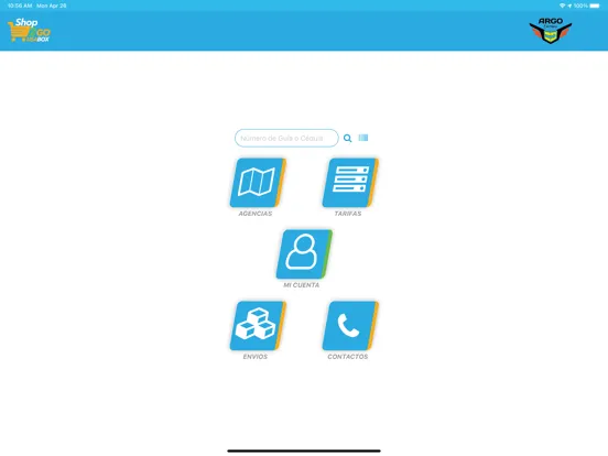 Capturas de tela do Shop2GO USABOX iPad 