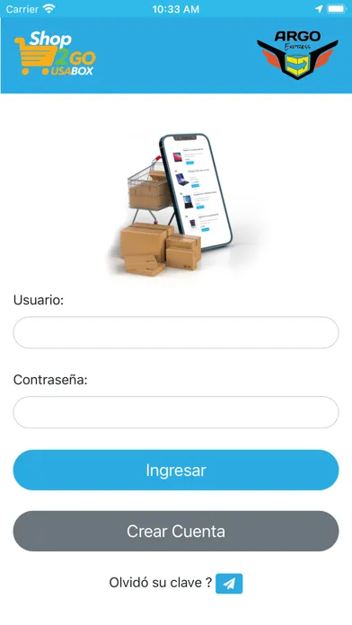 Capturas de tela do Shop2GO USABOX