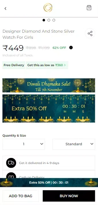 Captures d'écran de Gujju Jewellers