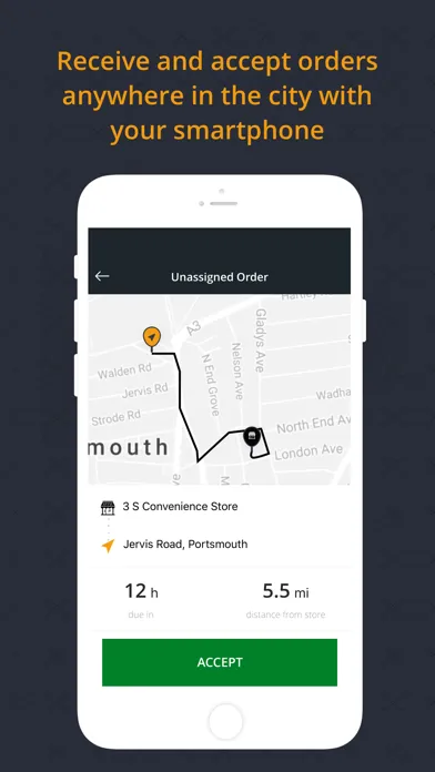 Ảnh chụp màn hình của Shopezy Driver