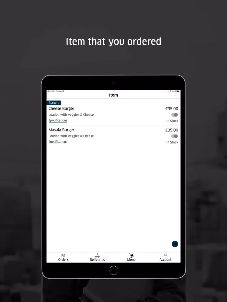 My Shop iPad  Screenshots