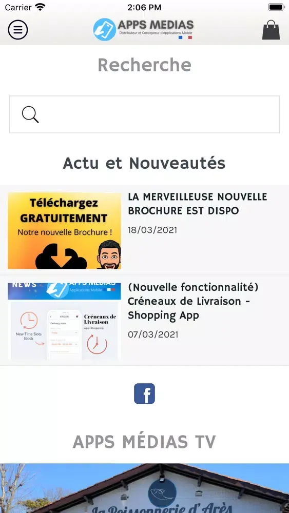 Apps Médias Screenshots