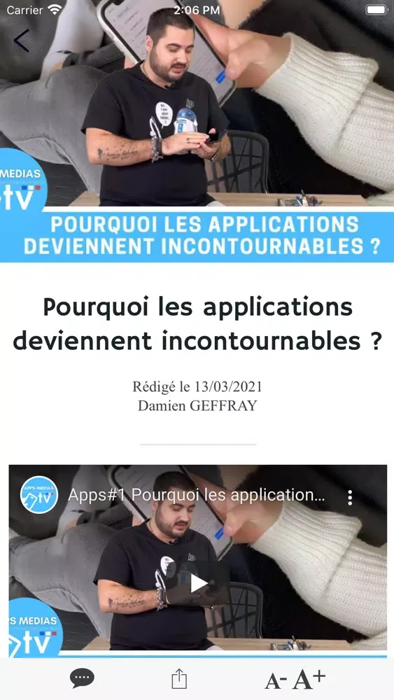Apps Médias Screenshots