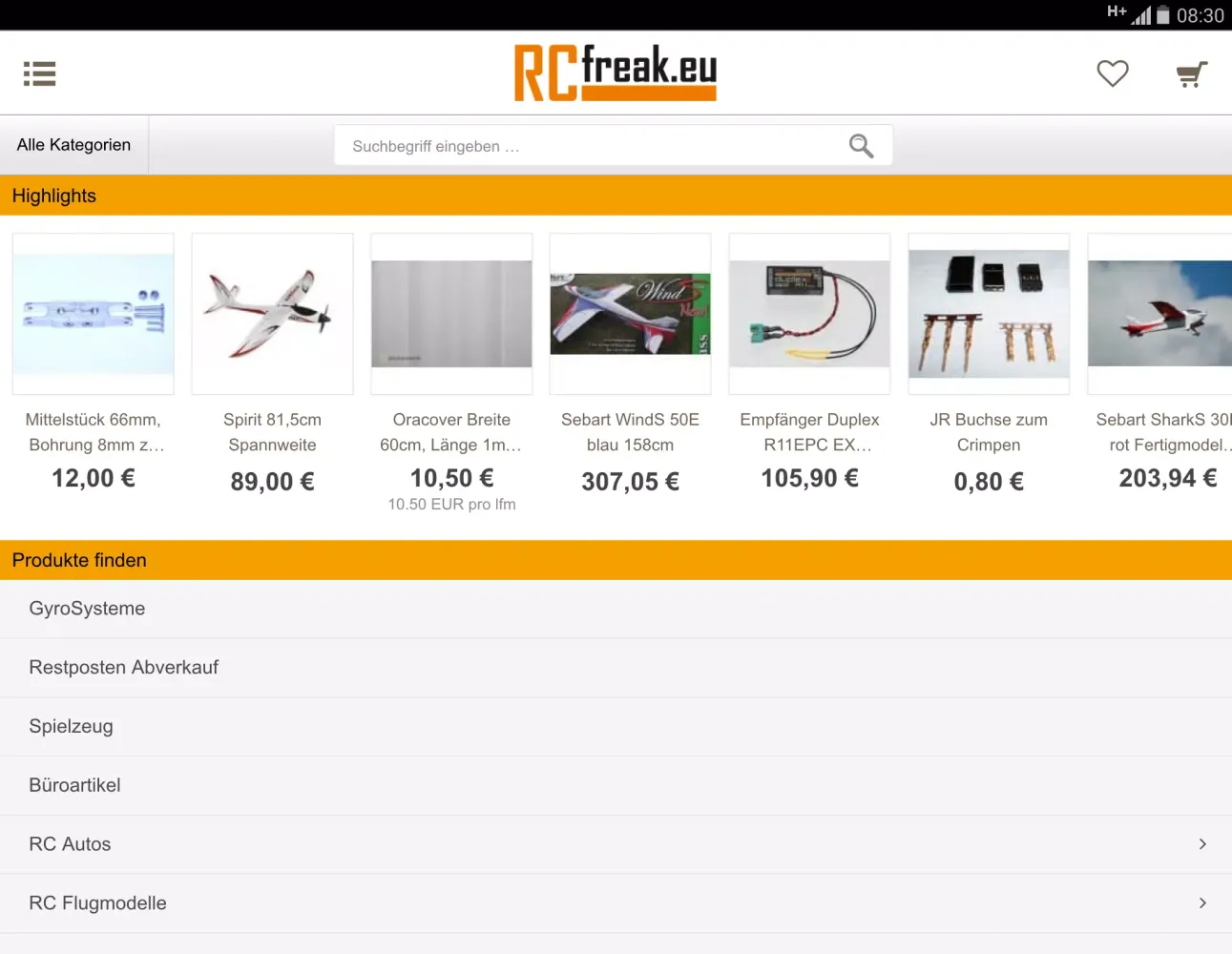 Captures d'écran de RC Freak